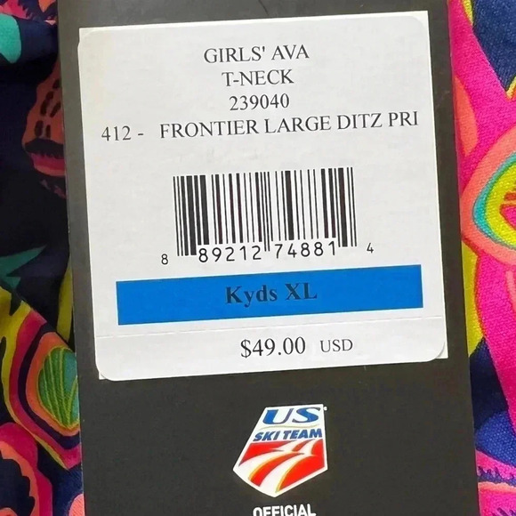 Spyder Active Sports Girls Ava Sweater, Frontier Large Ditz Print, X-Large - Picture 10 of 14